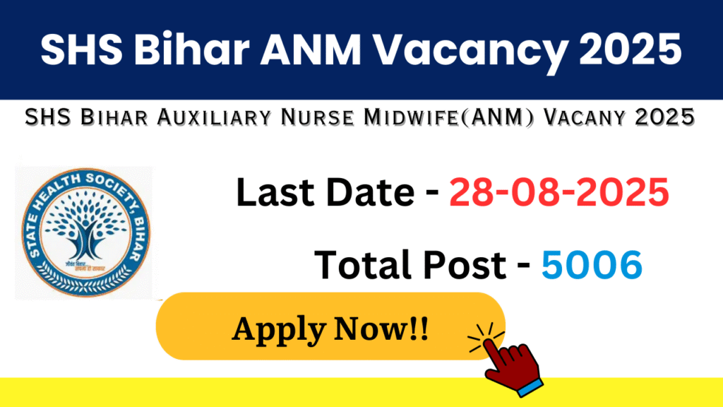 SHS Bihar ANM Vacancy 2025