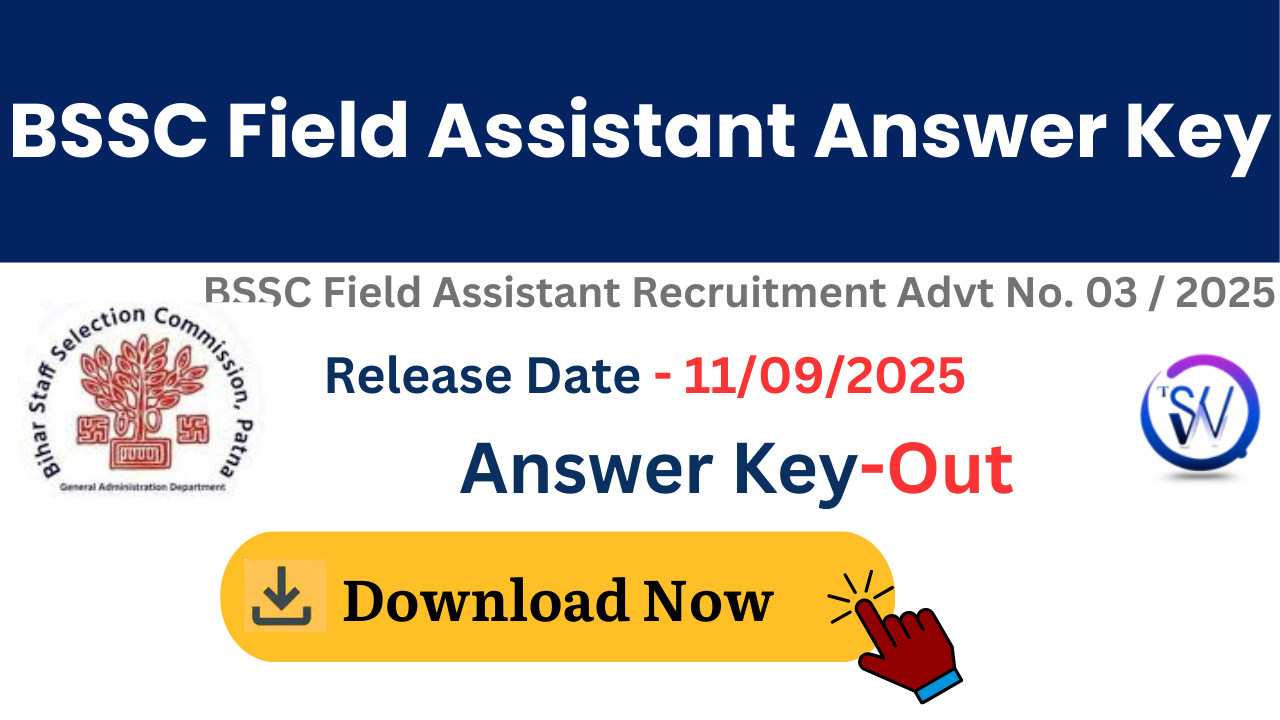BSSC Field Assistant Answer Key 2025