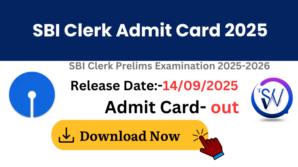 SBI Clerk Admit Card 2025 Download