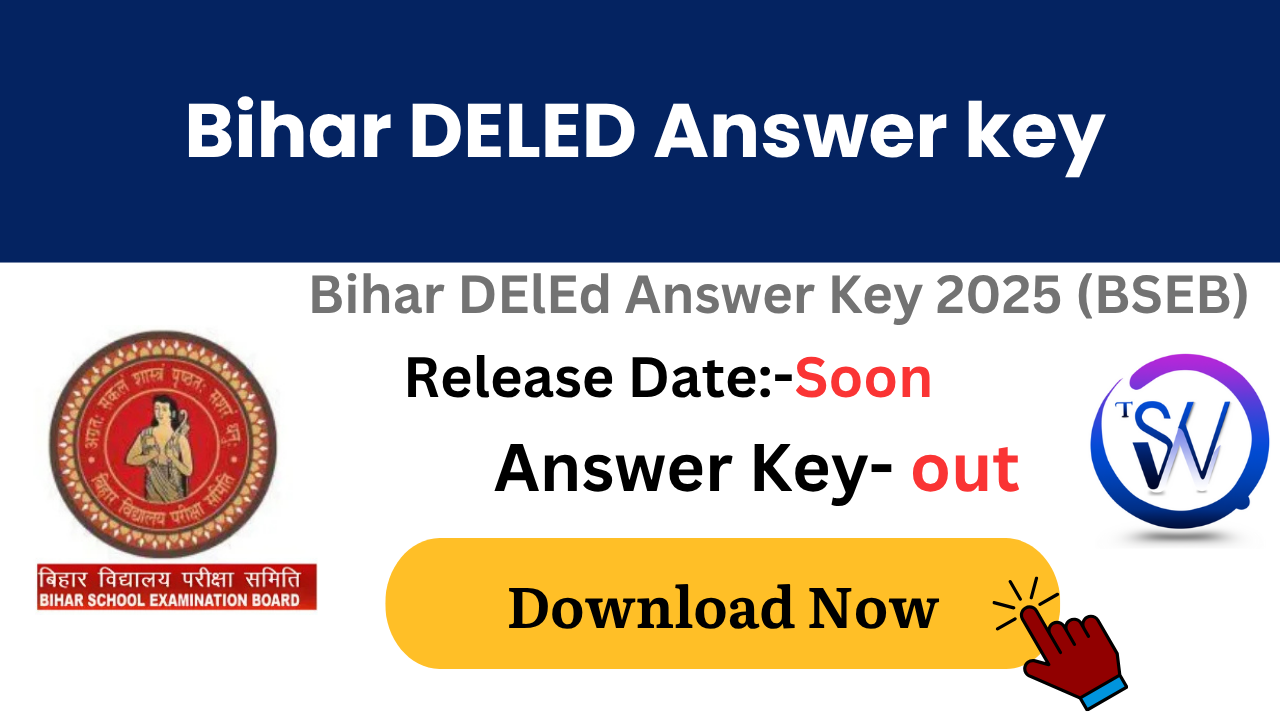 Bihar DElEd Answer Key 2025