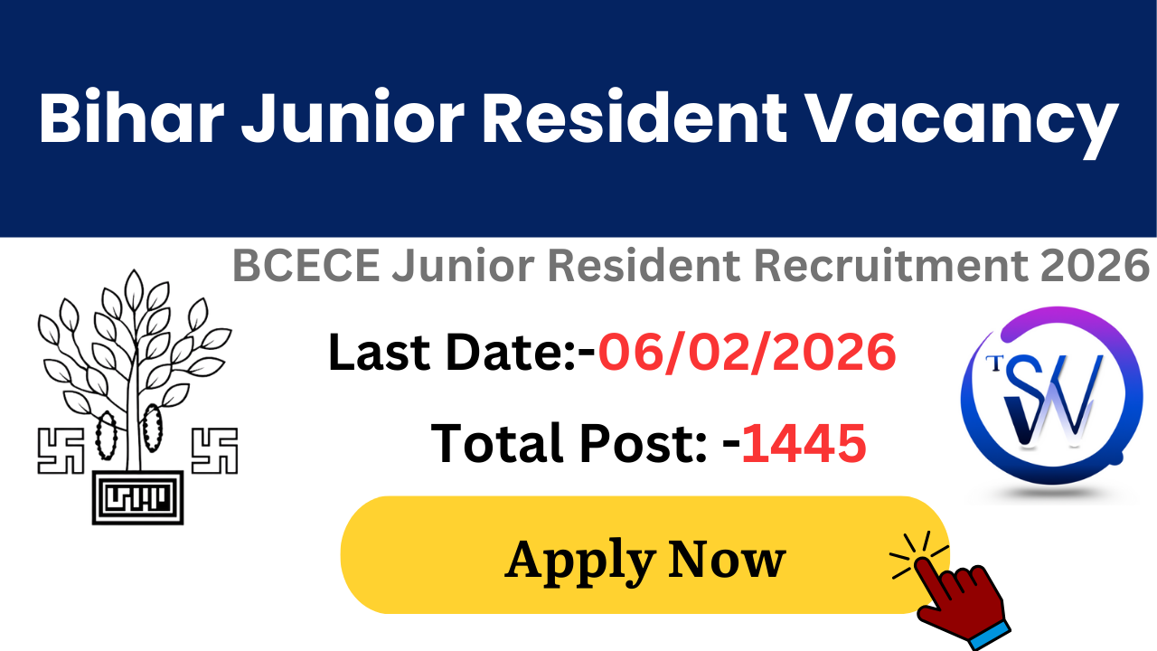 BCECE Junior Resident Recruitment 2026