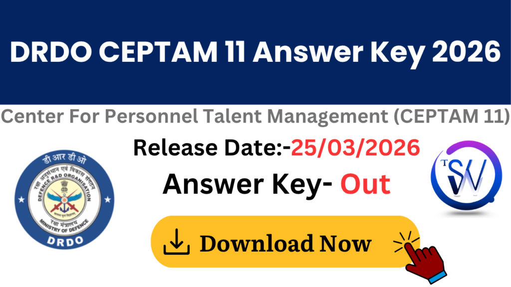 DRDO CEPTAM 11 Answer Key 2026