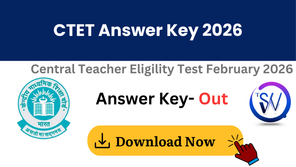 CTET Answer Key 2026 Download